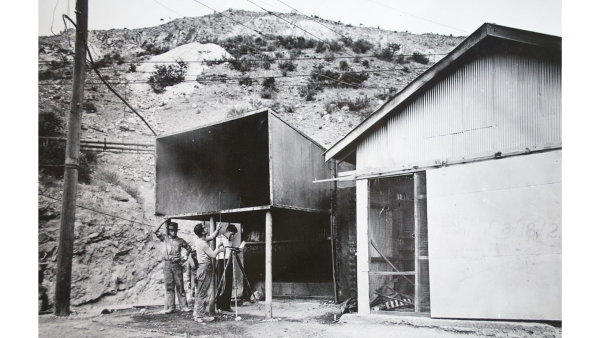 Sistema de ventilación en las minas de Pilares de Nacozari